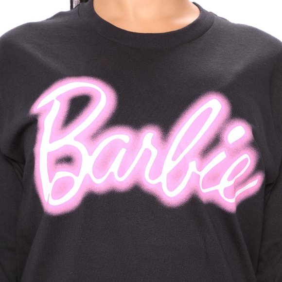 Fashion Nova Let's Go Party Barbie Long Sleeve Tee - Picture 7 of 9